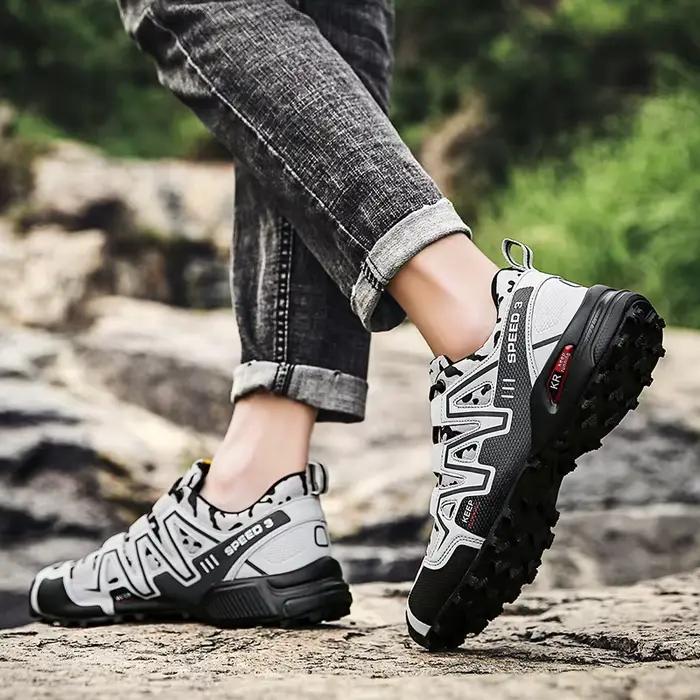 Chaussures de cyclisme hautes homme femme baskets de vélo de route de montagne imperméables chaussures de randonnée en plein air printemps automne ZHREN