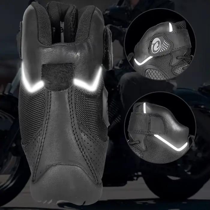 ARCX-Bottes de moto pour hommes, Chaussures de motocross, Hurbike Biker, Chopper Cruiser, Touring Rinse Shoes, Bottes d'équitation d'été