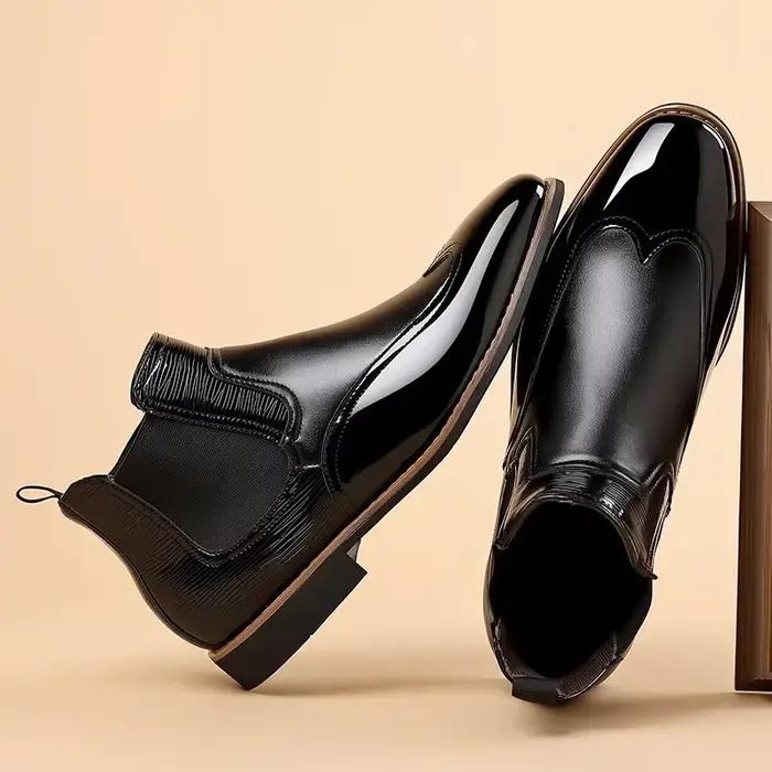 Bottes de luxe rétro pour hommes