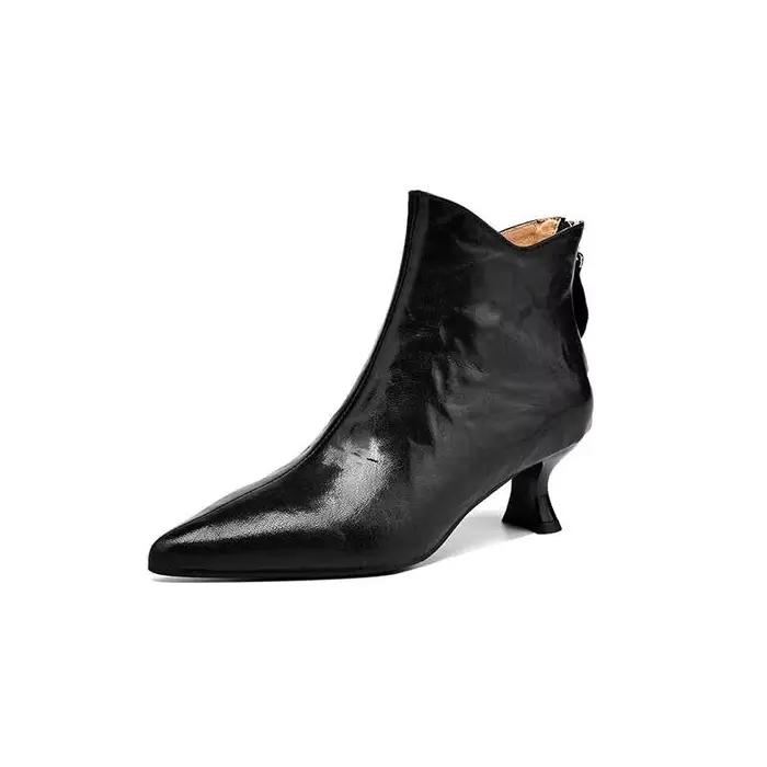 Bottines Femme Vintage Printemps 2026 à Bout Pointu