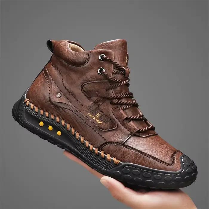 Bottes de mode cousues à la main pour hommes