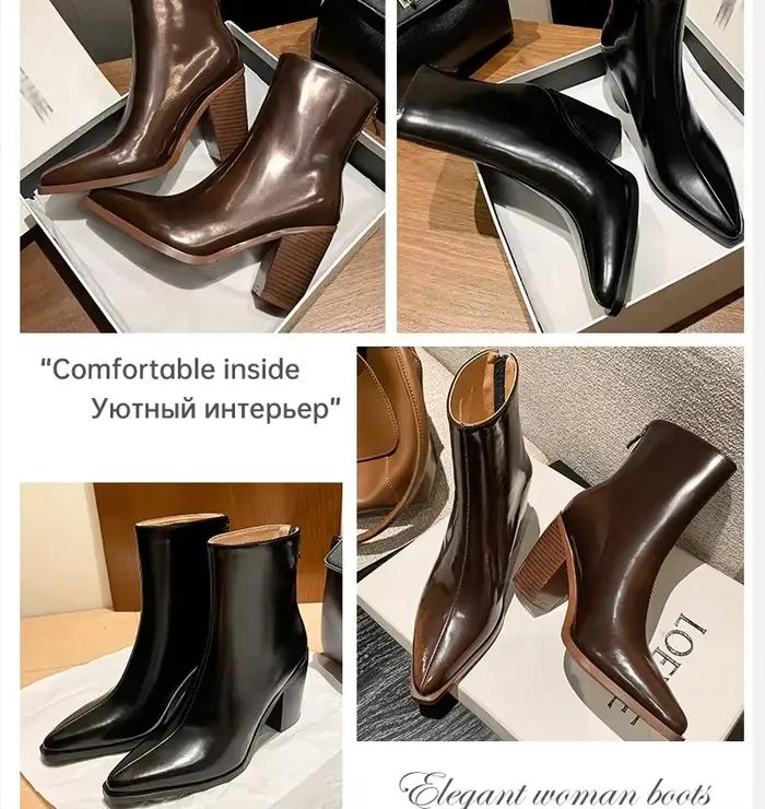 Ods-Bottes de rinçage pointues pour femmes
