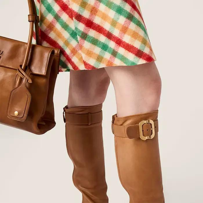 Bottes mi-mollet en microfibre avec talon fer à cheval pour femmes, style sexy, confortable et durable pour toutes les occasions d'hiver