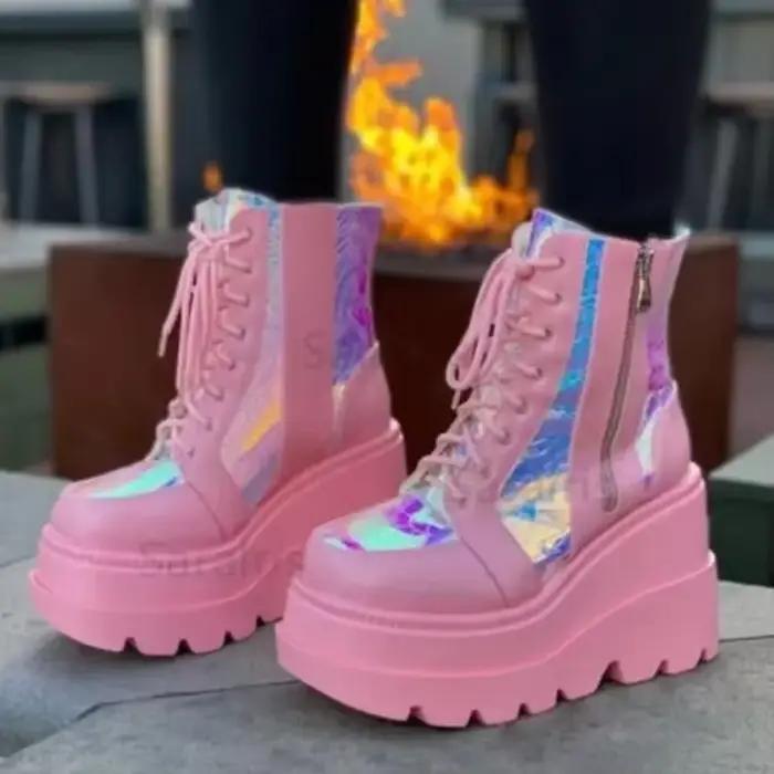 Nouvelles bottes mi-mollet en caoutchouc pour femmes, design européen et américain, grande taille, confort et élégance pour les saisons froides