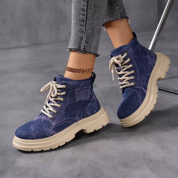 Bottines en Denim pour femmes