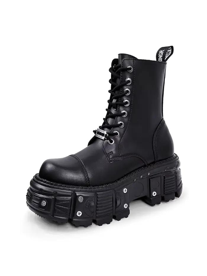 Bottines Punk à plateforme pour femmes