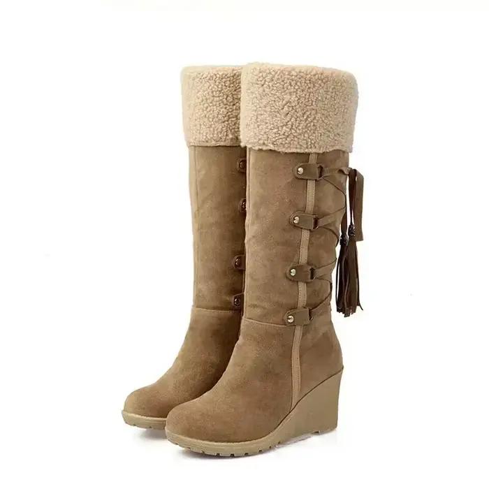 2025 bottes femmes chaussures d'hiver chaud coton