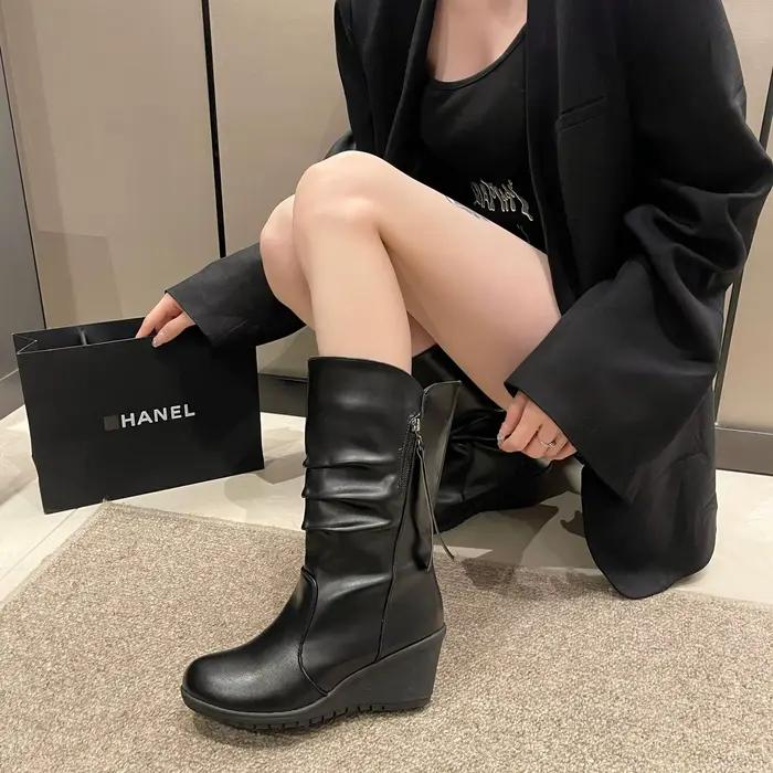 Bottes tendance grande taille pour femmes