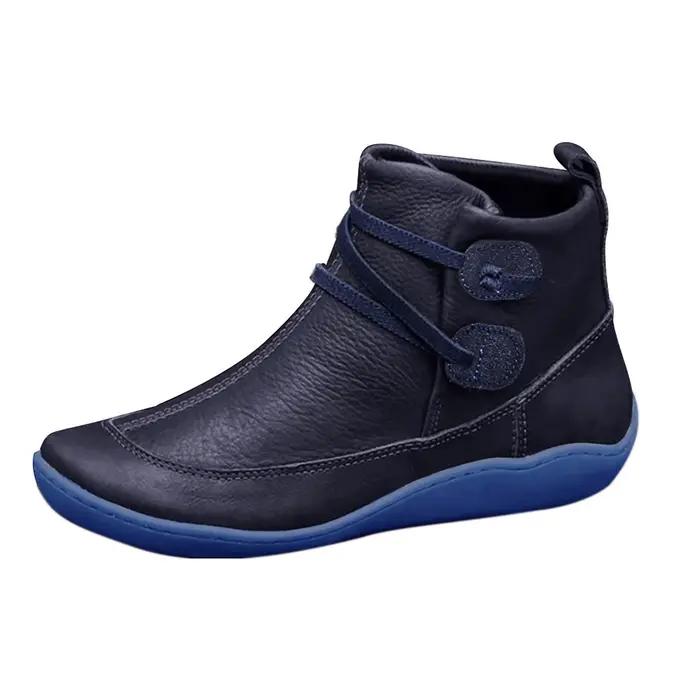 Femmes bottes bottines romaines pointues chaussons décontractés printemps automne