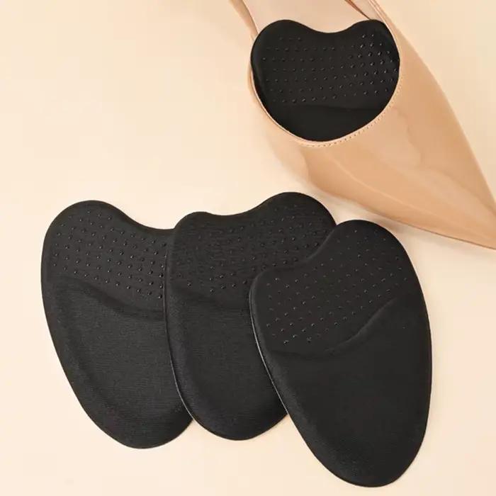 Coussinet pour l'avant-pied pour femmes, semelles intérieures demi-taille, semelle antidérapante, respirantes, absorbant la sueur, pour chaussures