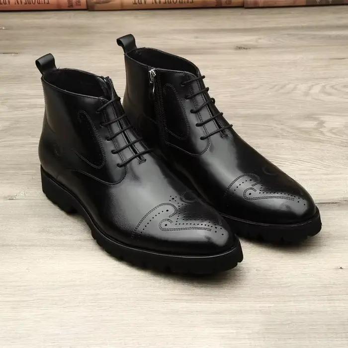 Bottes Chelsea en cuir