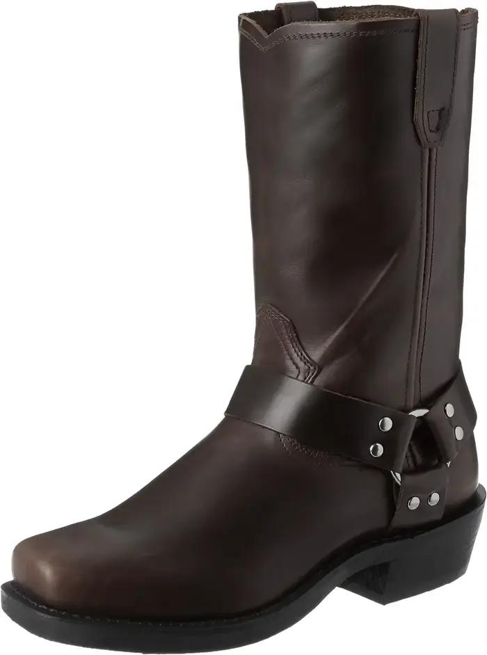 Bottes de cowboy rétro faites à la main pour homme, style vintage, mi-mollet, talon moyen, semelle en caoutchouc, intérieur en PVC et EVA, idéal pour l'équitation et les occasions spéciales