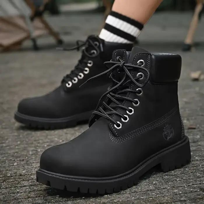 Bottes de randonnée imperméables pour hommes de haute qualité, hiver, été, printemps, automne, bottes d'extérieur quatre saisons, avec et sans cachemire