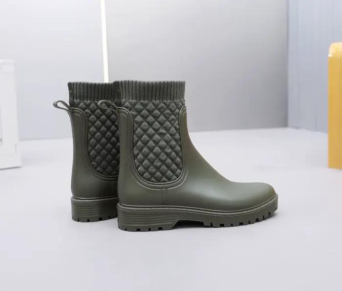 StephanRain-Bottes de pluie courtes pour femmes