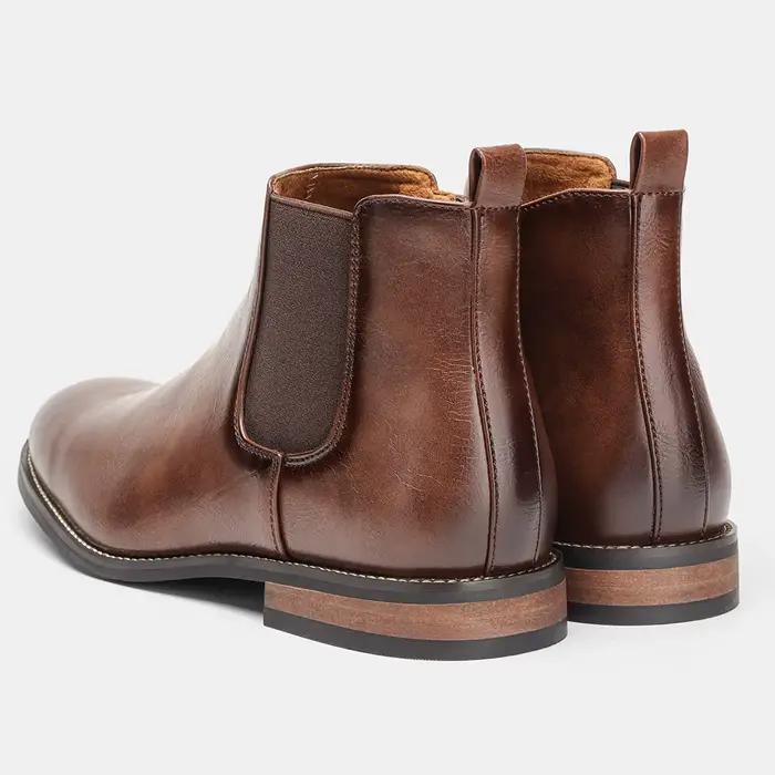 Bottes en cuir pour hommes