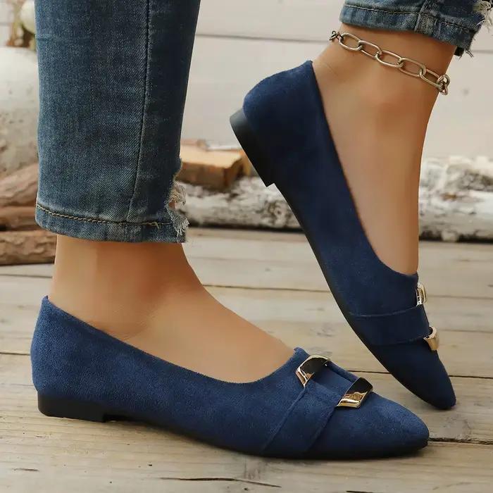 Printemps et automne élégant pointu Sexy talon bas chaussures décontractées à la mode meilleure vente nouvelles chaussures simples confortables pour femmes