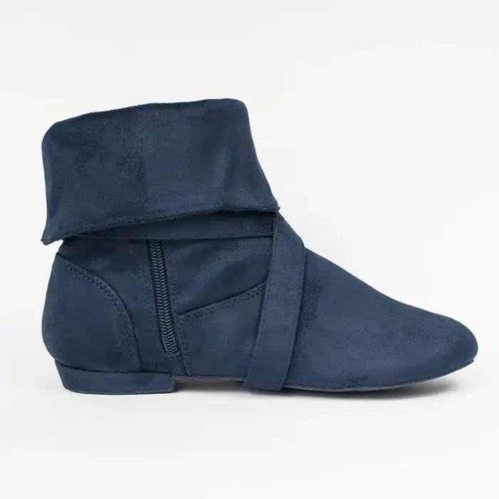Bottes de brevLatine à Talons Plats pour Femme