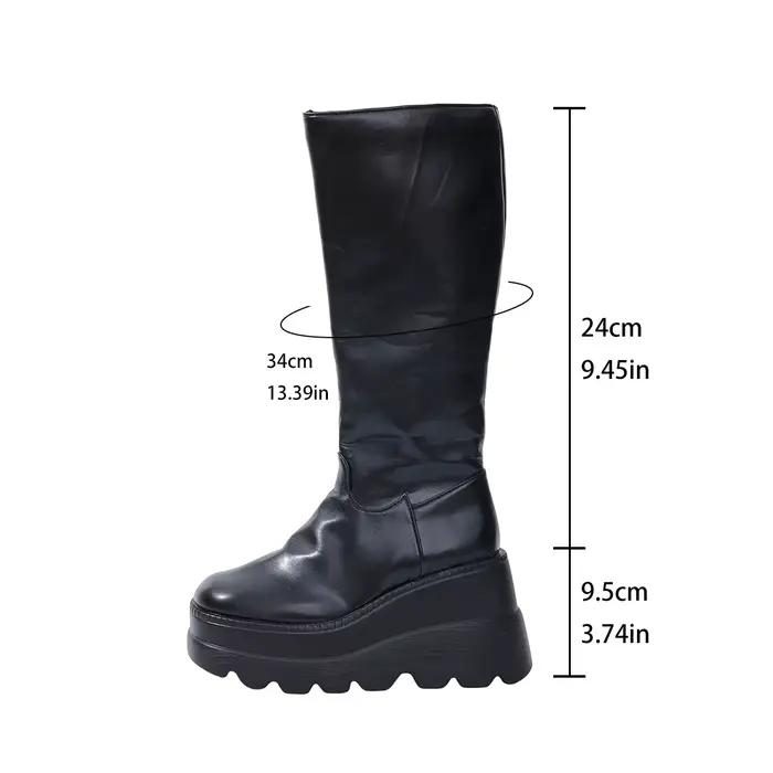 Bottines transfrontalières à talons épais élégantes et sécurisantes pour femmes pour différentes occasions