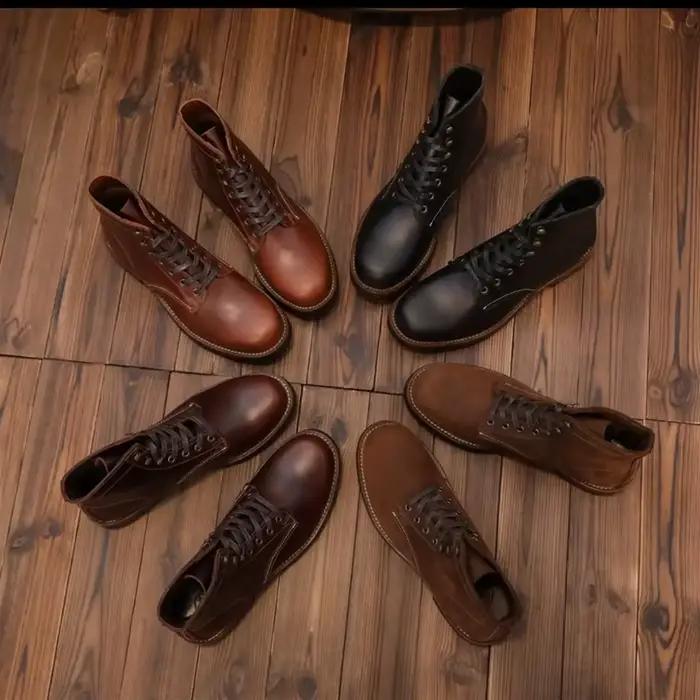 Bottes de rinçage faites à la main pour hommes