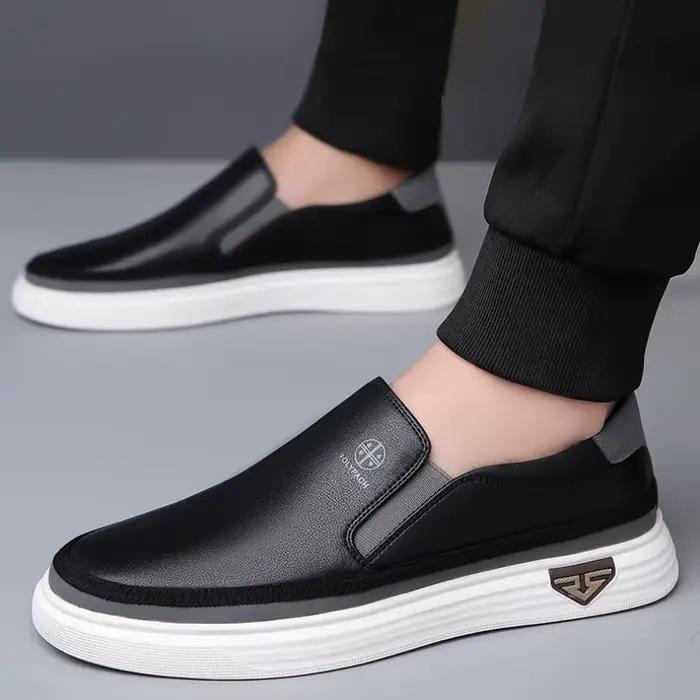 Chaussures en cuir faites à la main pour hommes