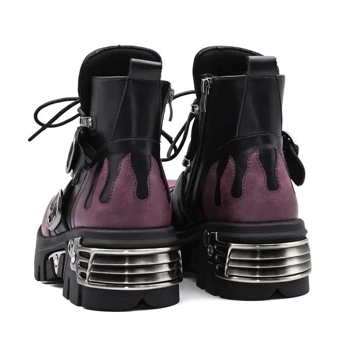 Bottines Punk à plateforme pour femmes