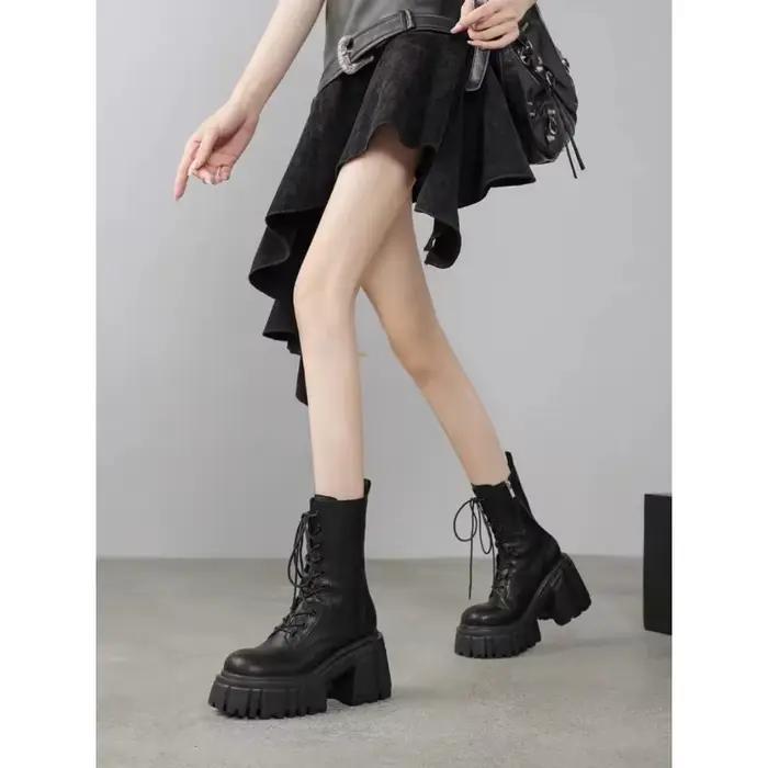 Bottes en cuir pour femmes