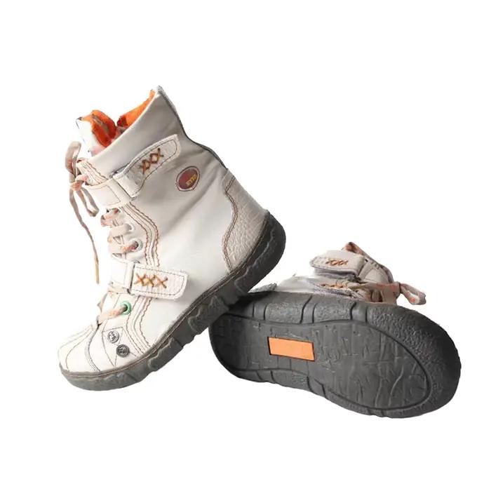 TMA EYES – bottes en cuir PU lavé à Double sangle avec doublure en fausse fourrure pour femme