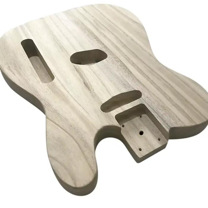 Corps de guitare électrique en bois poli de type DIY, corps de guitare électrique en érable pour guitare de style TL, corps de guitare en érable