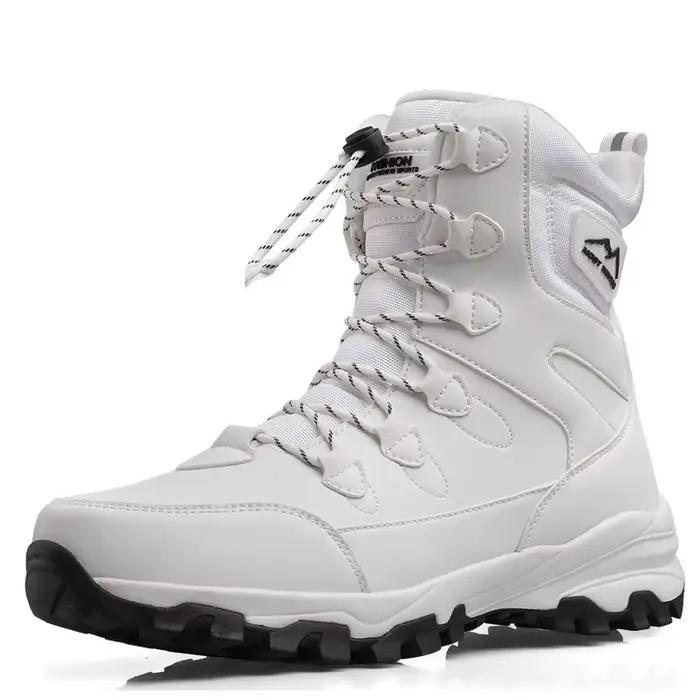 Bottes d'hiver universelles en polaire chaudes et résistantes au froid pour hommes et femmes occasions spéciales et randonnées enneigées
