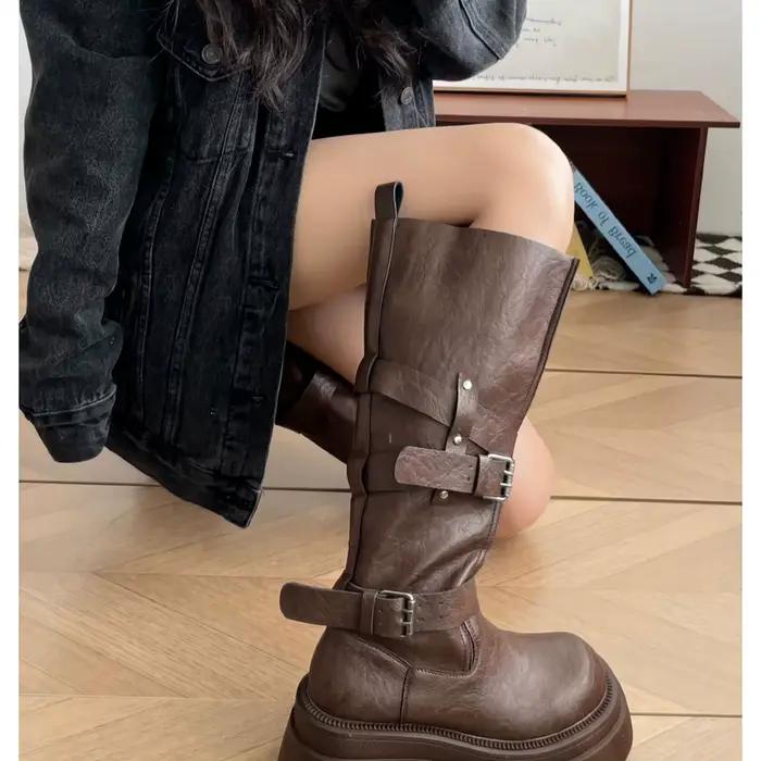 Bottes longues polyvalentes pour femmes