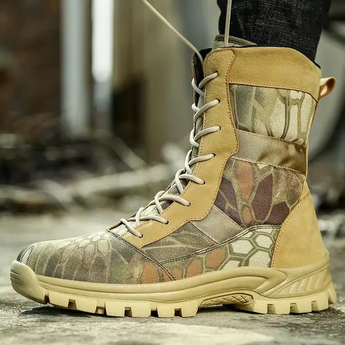 Bottes militaires tactiques unisexes