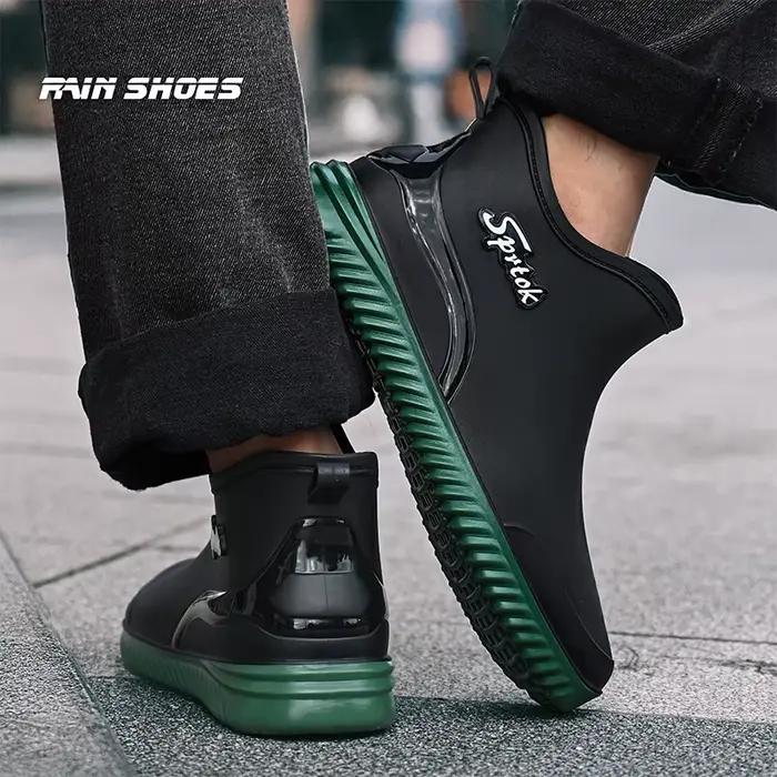 Bottes de pluie courtes imperméables pour adultes