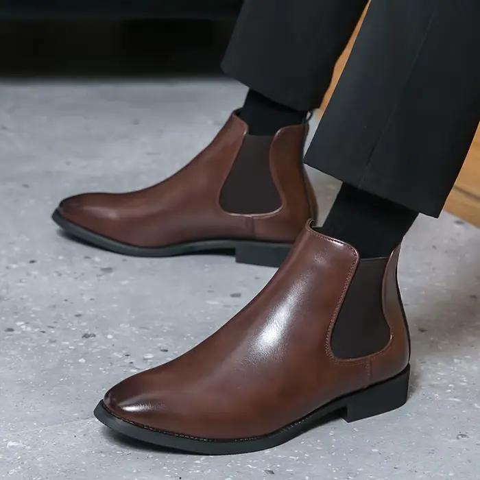 Bottes pointues pour hommes