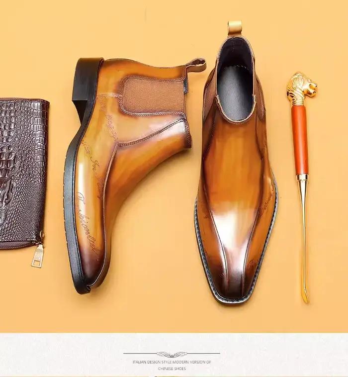Bottes courtes de Style britannique pour hommes