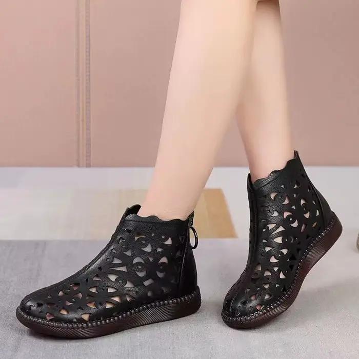 Bottes d'Été en Maille Respirante pour Femme