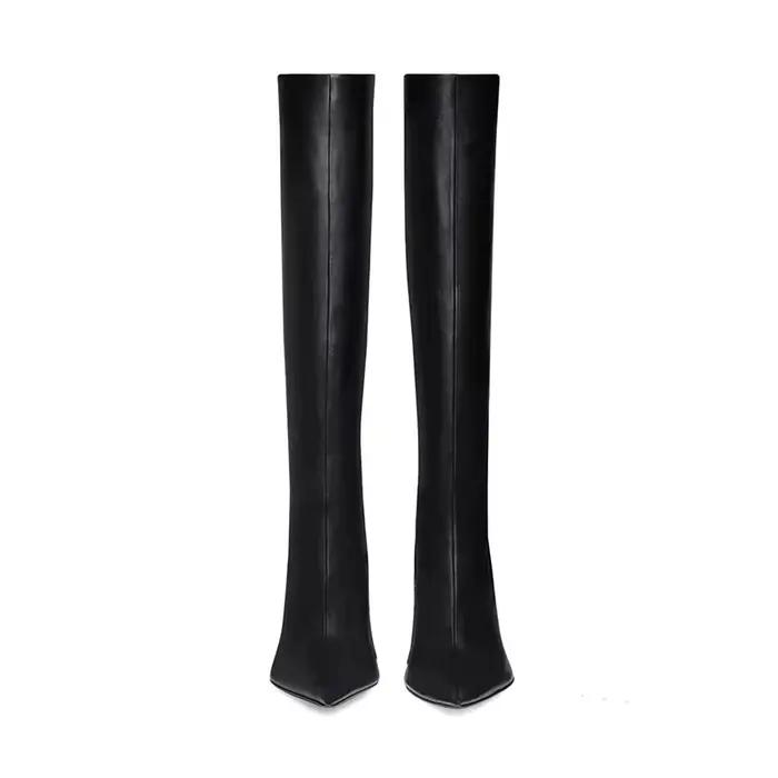 Arden Furtado-Bottes au genou de style européen pour femmes