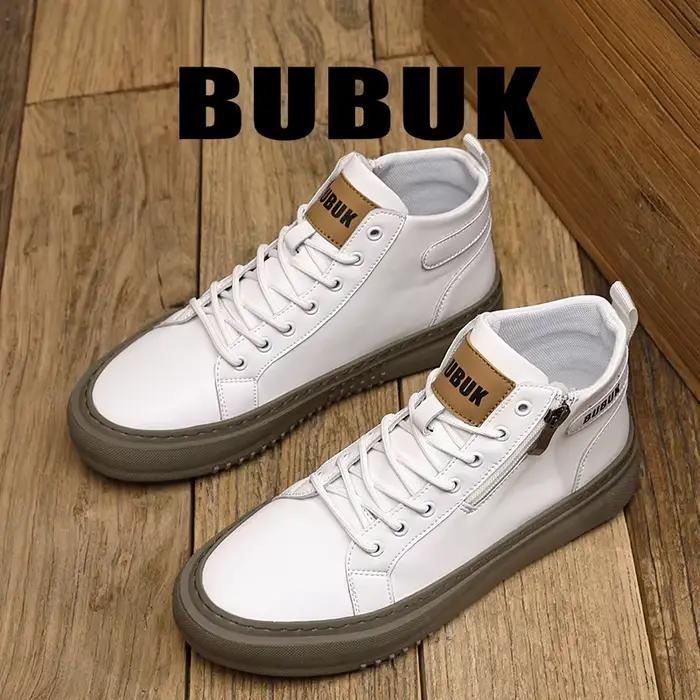 Bubuk Chaussures d'extérieur pour hommes, bottines mi-hautes tendance et confortables, adaptées à la randonnée et à l'alpinisme, chaussures pour hommes pour le style décontracté et le travail
