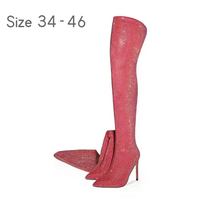 Bottes longues à talons hauts pour femmes