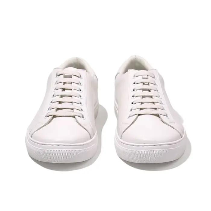ALAIS MAE Baskets blanches en cuir pour hommes