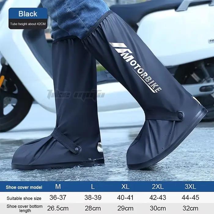 Bottes de pluie hautes pour moto