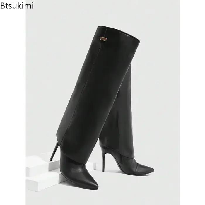 Nouvelles bottes hautes à talons pour femmes