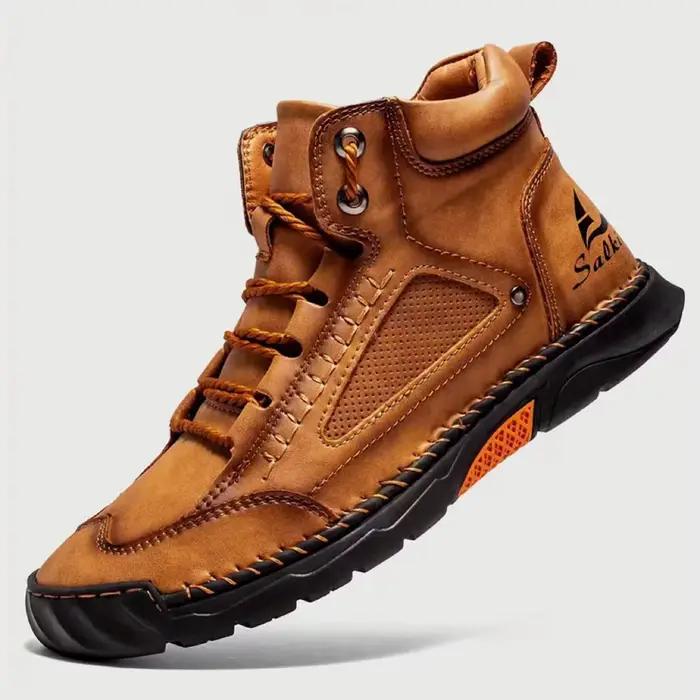 Bottes vintage faites à la main grandes tailles pour hommes décontractées à lacets bottes de randonnée et de trekking printemps automne occasions spéciales