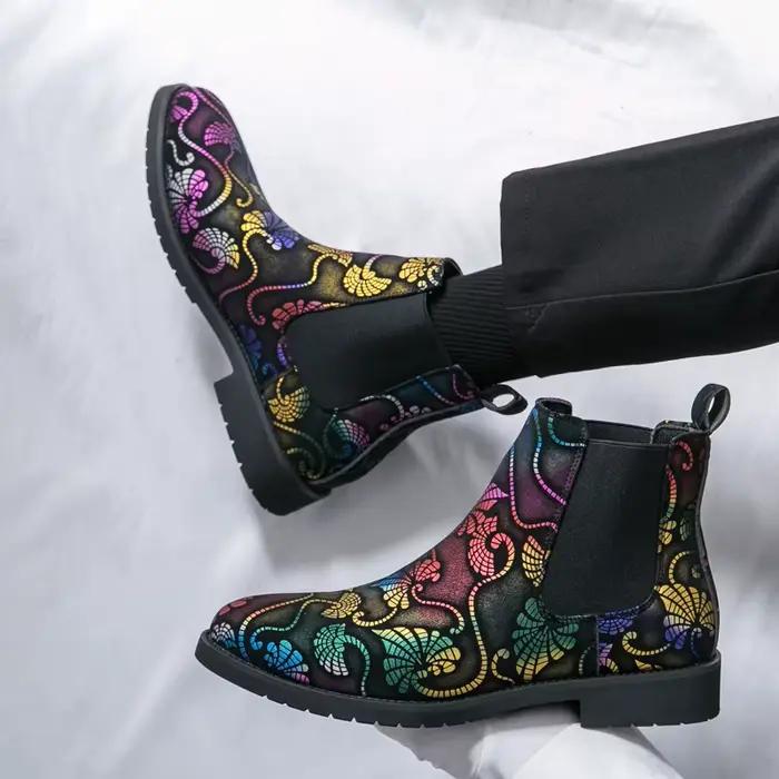 Bottes en cuir haut de gamme pour hommes