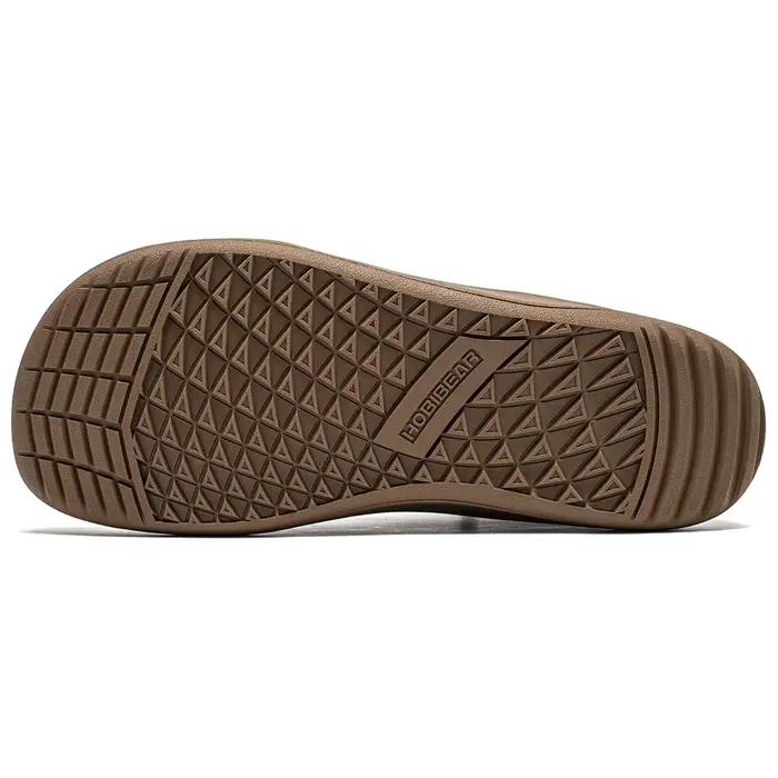 HOBIBEAR chaussures mi-hautes pieds nus unisexe bout large bottines minimalistes en cuir artificiel extérieur baskets antidérapantes