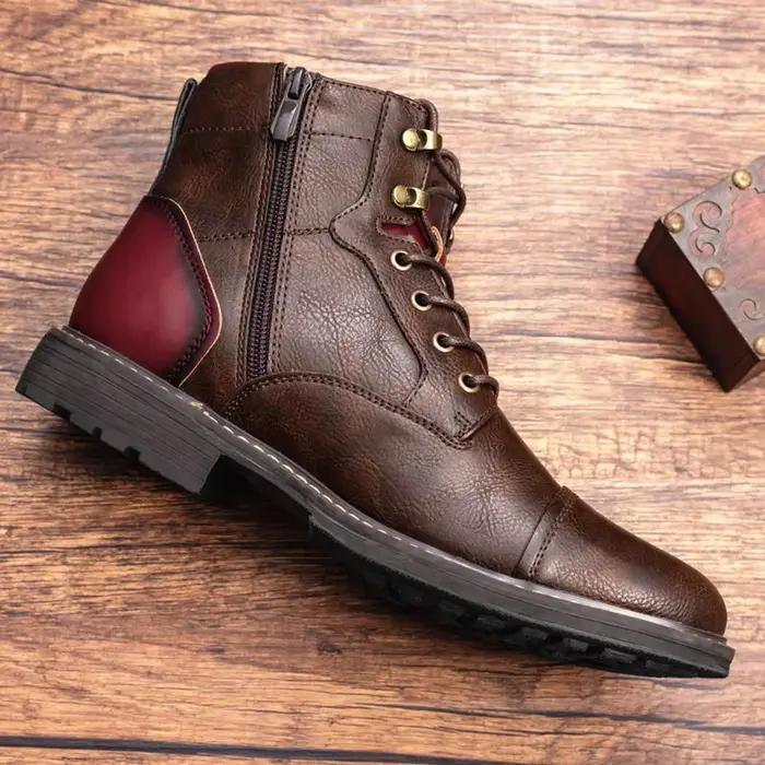 Bottes en cuir confortables pour hommes de marque tendance, Nouveautés 2026, Chaussures Chelsea de haute qualité pour hommes, Bottes habillées pour hommes, Botas De Hombre