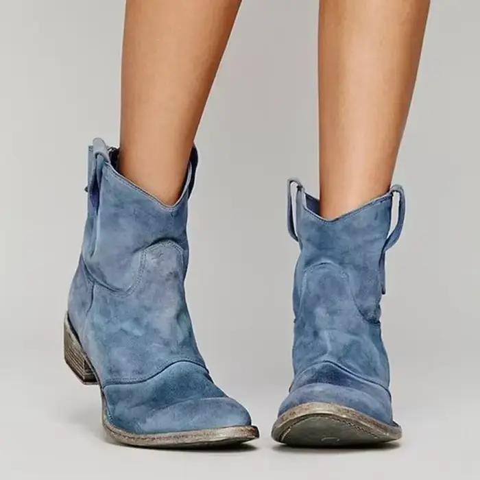 Bottes de rinçage Cowboy vintage pour femmes