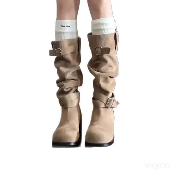 Bottes empilées Vintage