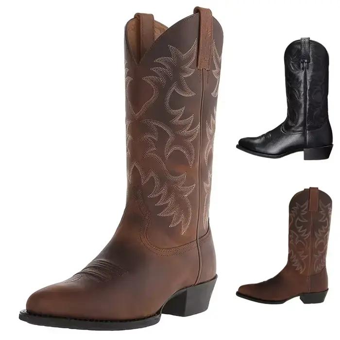 Bottes de Cowboy faites à la main pour hommes