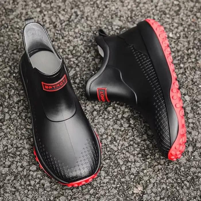 Bottes de pluie en caoutchouc pour femmes imperméables et antidérapantes pour les journées de pluie confortables et durables