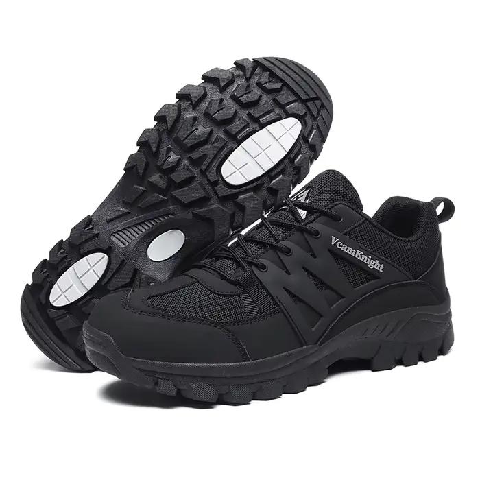 Hommes chaussures décontractées montagne baskets antidérapant hiver mode cuir extérieur tout-terrain Trail